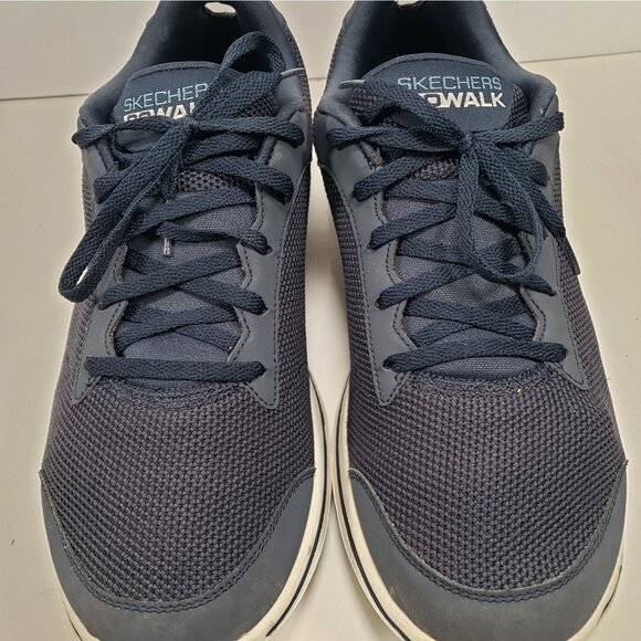 Skechers Go Walk Sneaker Men's Size 10 Blue Active Work - Picture 3 of 8